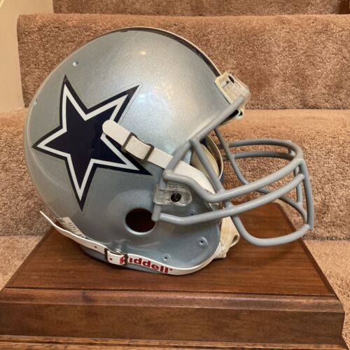 Vintage Schutt Air Football Helmet Dallas Cowboys Troy Aikman Large Shell Sports Mem, Cards & Fan Shop:Fan Apparel & Souvenirs:Football-NFL Riddell