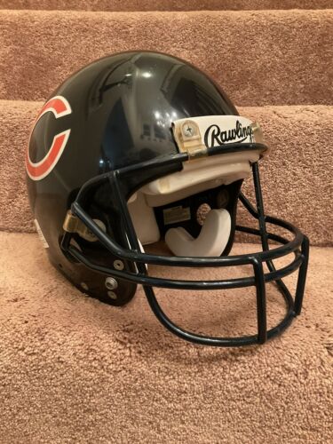 Authentic Vintage Chicago Bears Rawlings Large ANFL Football Helmet Willie Gault Sports Mem, Cards & Fan Shop:Game Used Memorabilia:Football-NFL:Helmet WESTBROOKSPORTSCARDS   