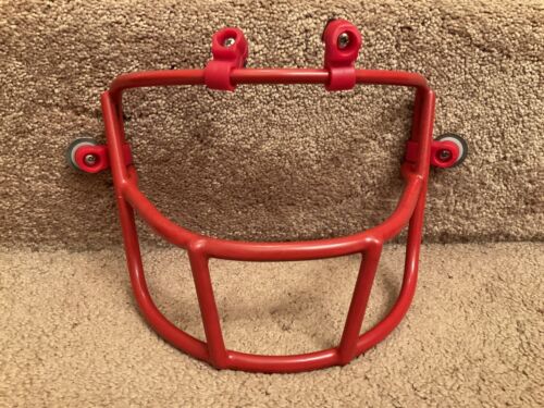 Vintage Cramer SuperPro 1969 OPO Large Red Dot Gray Football Helmet Facemask Sporting Goods:Team Sports:Football:Clothing, Shoes & Accessories:Helmets & Hats Cramer   
