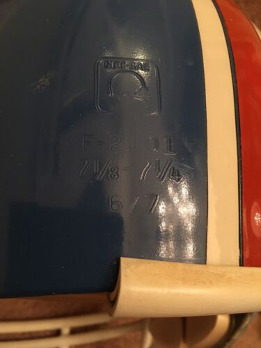 Vintage Original Authentic Wilson F2101 Football Helmet Denver Broncos Elway Sports Mem, Cards & Fan Shop:Fan Apparel & Souvenirs:Football-NFL Riddell