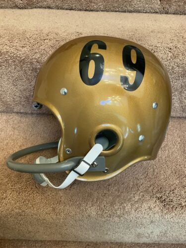 1969 Army Black Knights RK Suspension Football Helmet Officially Licensed Sports Mem, Cards & Fan Shop:Fan Apparel & Souvenirs:College-NCAA WESTBROOKSPORTSCARDS