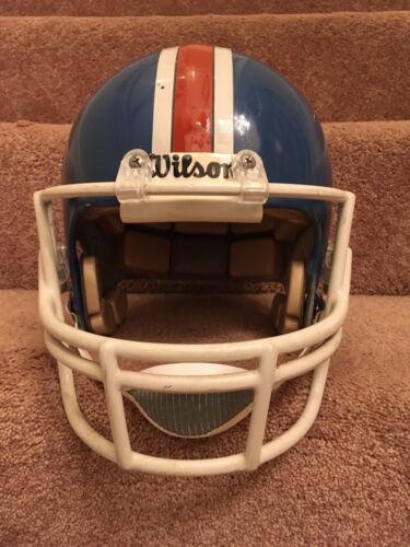 Vintage Original Authentic Wilson F2101 Football Helmet Denver Broncos Elway Sports Mem, Cards & Fan Shop:Fan Apparel & Souvenirs:Football-NFL Riddell