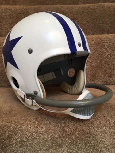 Vintage Riddell Kra-Lite TK5 Football Helmet 1960 Dallas Cowboys Meredith Rookie Sports Mem, Cards & Fan Shop:Fan Apparel & Souvenirs:Football-NFL Riddell