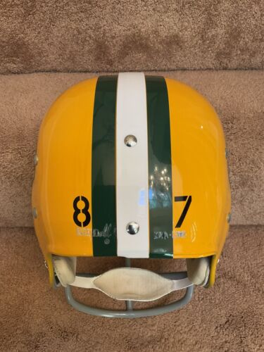 Riddell Kra-Lite RK2 Suspension Green Bay Packers Football Helmet Willie Davis Sports Mem, Cards & Fan Shop:Fan Apparel & Souvenirs:Football-NFL Riddell