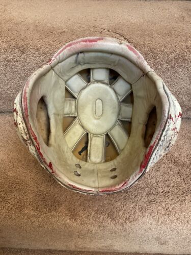 MacGregor Authentic H612 Leather Suspension Football Helmet Large Size Sports Mem, Cards & Fan Shop:Fan Apparel & Souvenirs:Football-NFL MacGregor