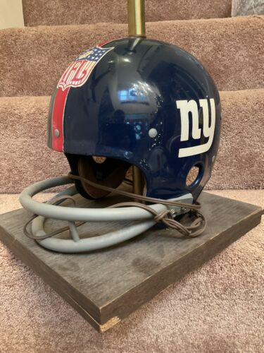 Vintage Riddell 1973 New York Giants Old Football Helmet Lamp Sports Mem, Cards & Fan Shop:Fan Apparel & Souvenirs:Football-NFL Riddell