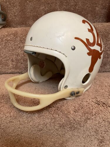 Vintage Original Rawlings HC20 Football Helmet- Custom 1965-1966 Texas Longhorns Sports Mem, Cards & Fan Shop:Fan Apparel & Souvenirs:College-NCAA Rawlings