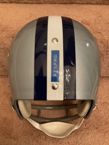 Mel Renfro TK2 Style Dallas Cowboys Football Helmet Authentic Color Paint Sports Mem, Cards & Fan Shop:Fan Apparel & Souvenirs:Football-NFL WESTBROOKSPORTSCARDS