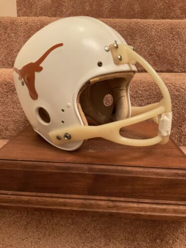 Vintage 1969-1970s Wilson Football Helmet Custom Texas Longhorns Steve Worster Sports Mem, Cards & Fan Shop:Fan Apparel & Souvenirs:Football-NFL Wilson