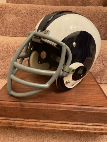 Los Angeles Rams Painted Horns RK2 Style Suspension Football Helmet Olsen Sports Mem, Cards & Fan Shop:Fan Apparel & Souvenirs:Football-NFL Riddell