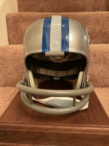 RK2 Style Suspension Football Helmet- 1970 Detroit Lions Lem Barney Sports Mem, Cards & Fan Shop:Fan Apparel & Souvenirs:Football-NFL Riddell