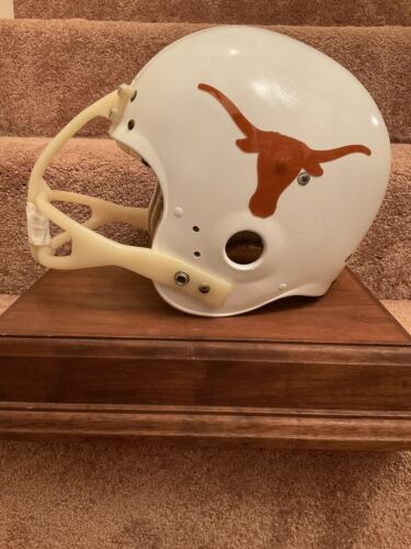 Vintage 1969-1970s Wilson Football Helmet Custom Texas Longhorns Steve Worster Sports Mem, Cards & Fan Shop:Fan Apparel & Souvenirs:Football-NFL Wilson