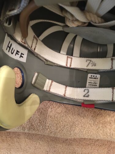 Riddell Kra-Lite RK2 Suspension 1961 New York Giants Football Helmet Sam Huff Sports Mem, Cards & Fan Shop:Fan Apparel & Souvenirs:Football-NFL Riddell