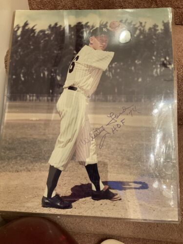 Whitey Ford New York Yankees SIGNED AUTOGRAPHED 16 X 20 COA Sports Mem, Cards & Fan Shop:Autographs-Original:Baseball-MLB:Photos WESTBROOKSPORTSCARDS