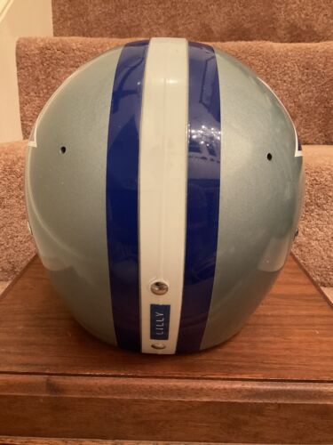 Bob Lilly TK2 Style 1966 Dallas Cowboys Football Helmet Authentic Color Paint Sports Mem, Cards & Fan Shop:Fan Apparel & Souvenirs:Football-NFL Riddell