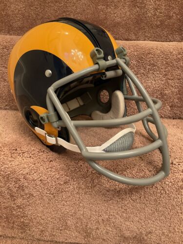 Riddell Kra-Lite RK2 Suspension Football Helmet 1973 Los Angeles Rams Prototype Sports Mem, Cards & Fan Shop:Fan Apparel & Souvenirs:Football-NFL Riddell   