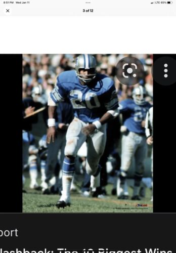RK2 Style Suspension Football Helmet- 1970 Detroit Lions Lem Barney Sports Mem, Cards & Fan Shop:Fan Apparel & Souvenirs:Football-NFL Riddell
