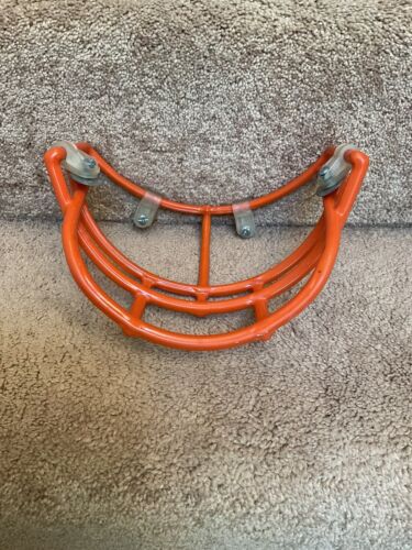 Vintage Riddell 1980s NOPO Football Helmet Lineman Orange 2-Dot Facemask USFL Sporting Goods:Team Sports:Football:Clothing, Shoes & Accessories:Helmets & Hats Riddell