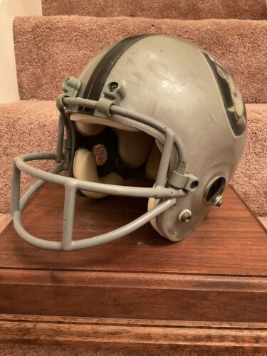 Maxpro 1980s Football Helmet Oakland Los Angeles Raiders Clear Shell Rare Sports Mem, Cards & Fan Shop:Autographs-Original:Football-NFL:Helmets WESTBROOKSPORTSCARDS