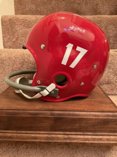 SMU Mustangs Suspension Football Helmet Authentic Reproduction Meredith Sports Mem, Cards & Fan Shop:Fan Apparel & Souvenirs:College-NCAA WESTBROOKSPORTSCARDS