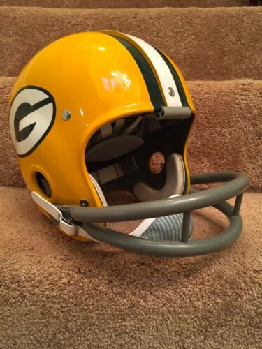 Riddell Kra-Lite RK2 Suspension Green Bay Packers Football Helmet Paul Hornung Sports Mem, Cards & Fan Shop:Fan Apparel & Souvenirs:Football-NFL Riddell   