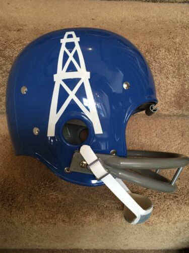 Riddell kra-Lite RK2 Suspension Football Helmet Houston Oilers Elvin Bethea Autograph Sports Mem, Cards & Fan Shop:Autographs-Original:Football-NFL:Helmets WESTBROOKSPORTSCARDS