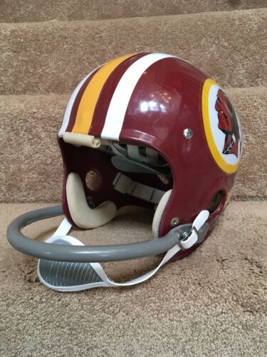Vintage Riddell Kra-Lite Football Helmet 1973 Washington Redskins Charley Taylor Sports Mem, Cards & Fan Shop:Fan Apparel & Souvenirs:Football-NFL Riddell