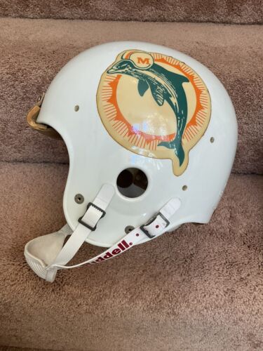 Miami Dolphins Riddell Micro-Fit Vintage 1978 Football Helmet Size M Sports Mem, Cards & Fan Shop:Fan Apparel & Souvenirs:Football-NFL Riddell