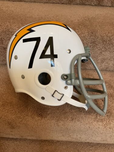 Riddell Kra-Lite RK2 Suspension San Diego Chargers Football Helmet Ron Mix Sports Mem, Cards & Fan Shop:Fan Apparel & Souvenirs:Football-NFL Riddell