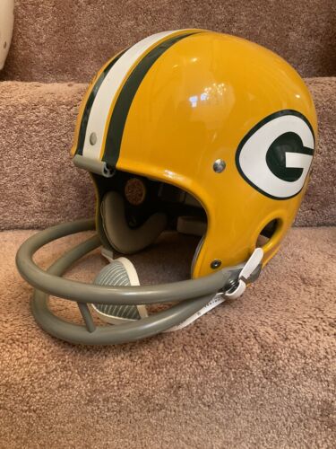 Riddell Kra-Lite RK2 Green Bay Packers Football Helmet Paul Hornung Autograph Sports Mem, Cards & Fan Shop:Fan Apparel & Souvenirs:Football-NFL Riddell
