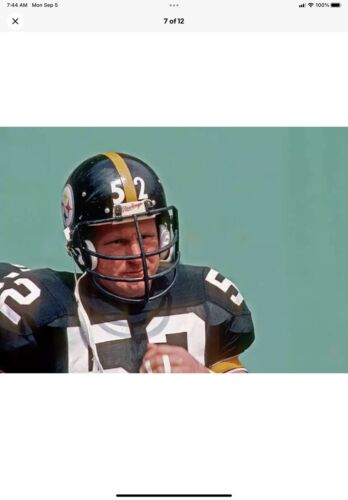 Vintage RARE Rawlings HND-9 Football Helmet Pittsburgh Steelers Mike Webster Sports Mem, Cards & Fan Shop:Fan Apparel & Souvenirs:Football-NFL Rawlings