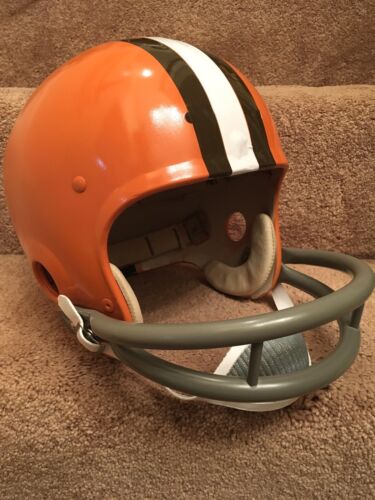 Vintage Riddell Kra-Lite TK5 Football Helmet- Cleveland Browns Paul Warfield Sports Mem, Cards & Fan Shop:Fan Apparel & Souvenirs:Football-NFL Riddell   