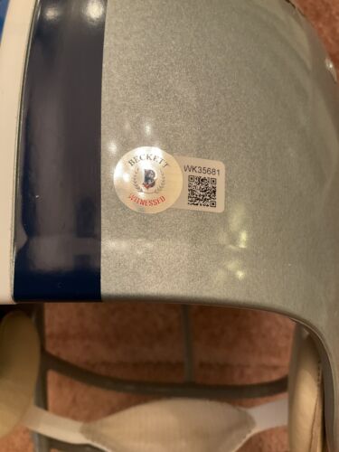 Bob Lilly Autographed Stats TK2 Dallas Cowboys Football Helmet Authentic Paint Sports Mem, Cards & Fan Shop:Fan Apparel & Souvenirs:Football-NFL Riddell