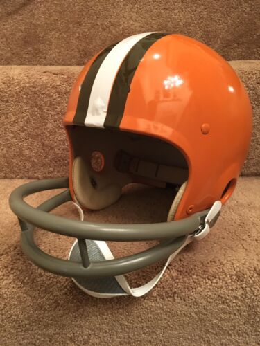 Vintage Riddell Kra-Lite TK5 Football Helmet- Cleveland Browns Paul Warfield Sports Mem, Cards & Fan Shop:Fan Apparel & Souvenirs:Football-NFL Riddell