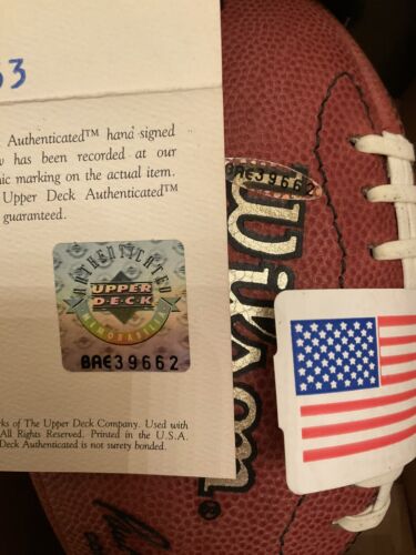 TONY DORSETT DALLAS COWBOYS SIGNED AUTOGRAPHED NFL Pee Wee Football UDA RARE! Sports Mem, Cards & Fan Shop:Autographs-Original:Football-NFL:Balls WESTBROOKSPORTSCARDS   