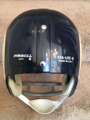 Los Angeles Rams Riddell TK2 Football Helmet 1970 Painted Horns Les Josephson Sports Mem, Cards & Fan Shop:Fan Apparel & Souvenirs:Football-NFL Riddell