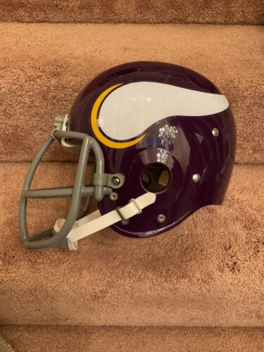 Minnesota Vikings TK2 Style Suspension Football Helmet Chuck Foreman Sports Mem, Cards & Fan Shop:Fan Apparel & Souvenirs:Football-NFL WESTBROOKSPORTSCARDS   