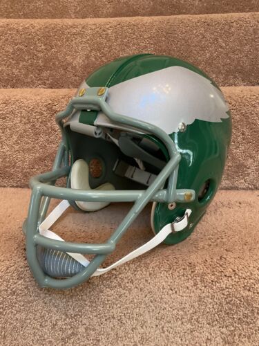 Philadelphia Eagles Painted Wings RK4 Style Suspension Football Helmet Bednarik Sports Mem, Cards & Fan Shop:Fan Apparel & Souvenirs:Football-NFL Riddell