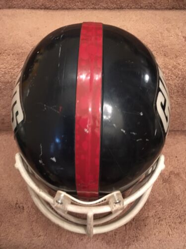 Maxpro New York Giants 1980s Football Helmet Rare Sports Mem, Cards & Fan Shop:Autographs-Original:Football-NFL:Helmets WESTBROOKSPORTSCARDS