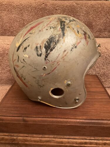 Original Vintage Wilson Silver Football Helmet Padding Bears Cardinal size 7 Sports Mem, Cards & Fan Shop:Fan Apparel & Souvenirs:Football-NFL Riddell   