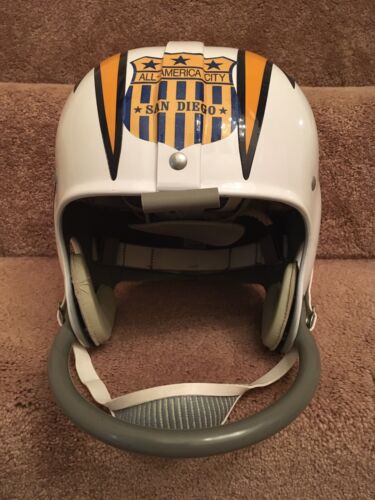 Riddell Kra-Lite RK2 Suspension 1963 San Diego Chargers Football Helmet Alworth Sports Mem, Cards & Fan Shop:Fan Apparel & Souvenirs:Football-NFL Riddell