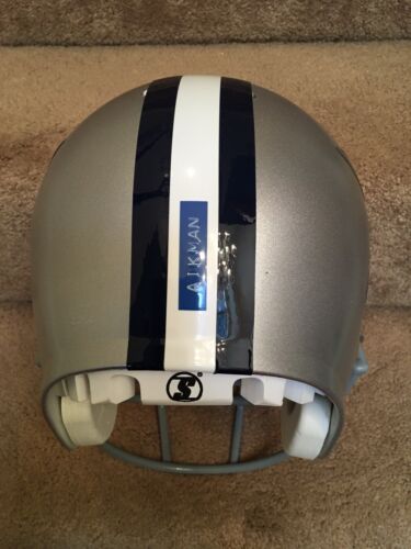 Vintage Schutt Air Football Helmet Dallas Cowboys Troy Aikman Sports Mem, Cards & Fan Shop:Fan Apparel & Souvenirs:Football-NFL Riddell