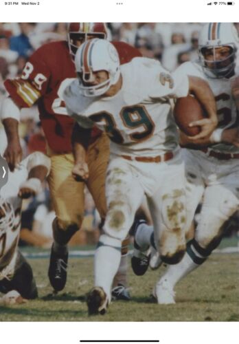 TK2 Style Custom Football Helmet Miami Dolphins Larry Csonka Dungard Facemask Sports Mem, Cards & Fan Shop:Autographs-Original:Football-NFL:Helmets WESTBROOKSPORTSCARDS