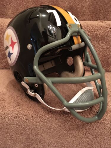 Riddell Kra-Lite RK2 Suspension Football Helmet 1963 Pittsburgh Steelers Playoff Sports Mem, Cards & Fan Shop:Fan Apparel & Souvenirs:Football-NFL Riddell   