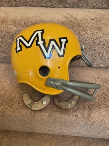Vintage Riddell 1969-1975 Kra-Lite-8 TK2 Football Helmet Missouri Western State Sports Mem, Cards & Fan Shop:Fan Apparel & Souvenirs:Football-NFL Riddell