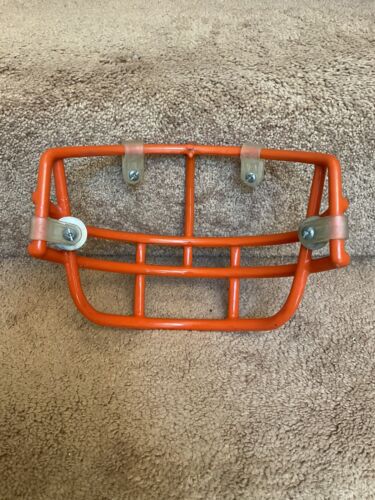 Vintage Riddell 1980s NOPO Football Helmet Lineman Orange 2-Dot Facemask USFL Sporting Goods:Team Sports:Football:Clothing, Shoes & Accessories:Helmets & Hats Riddell