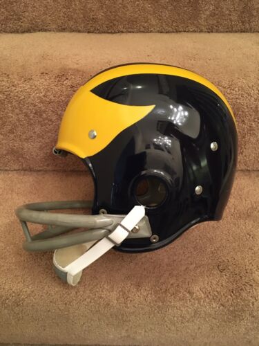 Michigan Wolverines Riddell Kra-Lite 1959 - 1974 Suspension Football Helmet Sports Mem, Cards & Fan Shop:Fan Apparel & Souvenirs:College-NCAA Riddell