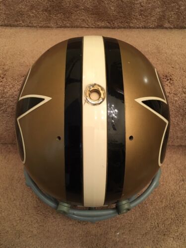 Vintage Riddell Kra-Lite TK Football Helmet 1973 New Orleans Saints Abramowicz Sports Mem, Cards & Fan Shop:Fan Apparel & Souvenirs:Football-NFL Riddell