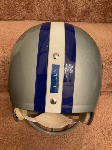 Bob Lilly TK2 Style 1966 Dallas Cowboys Football Helmet Authentic Color Paint Sports Mem, Cards & Fan Shop:Fan Apparel & Souvenirs:Football-NFL Riddell