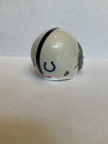 Baltimore Colts Riddell NFL Pocket Pro Helmet 1956 Custom Throwback (White helmet with Double Horseshoes) Sports Mem, Cards & Fan Shop:Fan Apparel & Souvenirs:Football-NFL Riddell